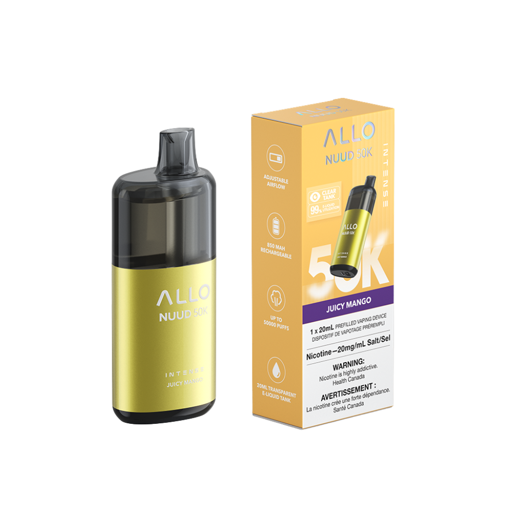 Allo Intense Nuud 50K Disposable Vape-Juicy mango(20ml)