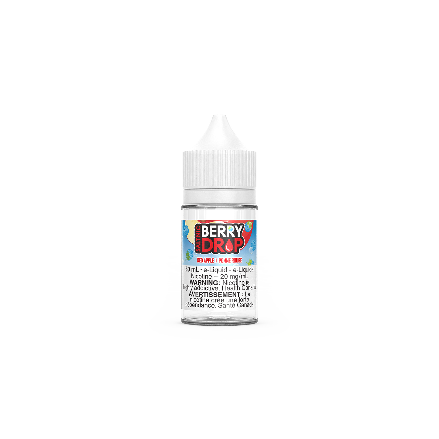 Berry Drop Vape Juice Salts Nic - Red Apple (30mL)