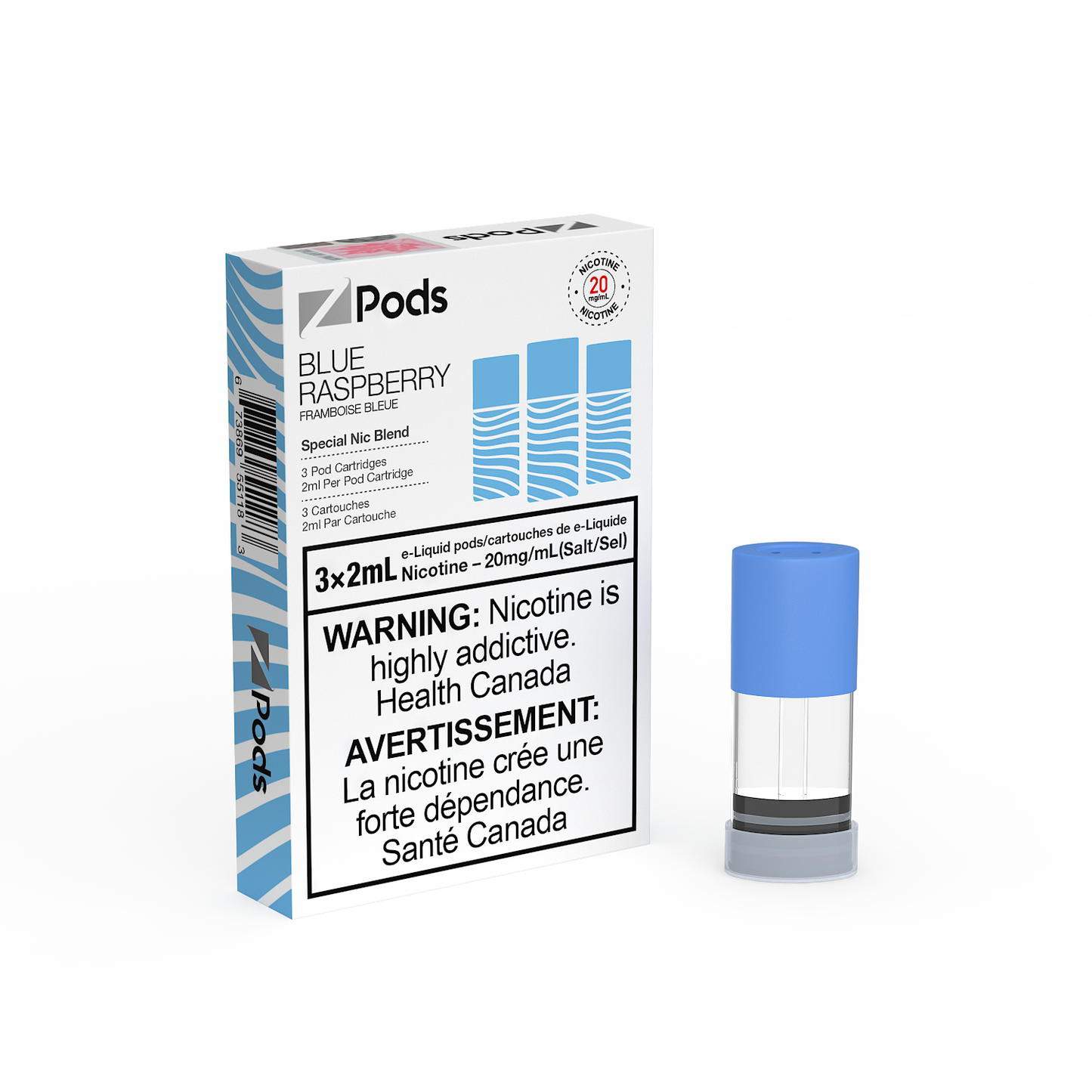 Blue Raspberry - Z Pods (3pk)