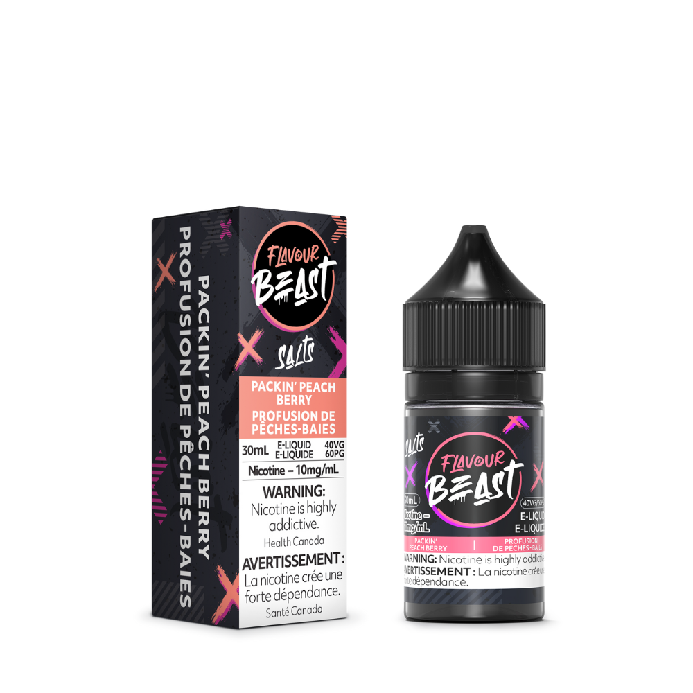 Flavour Beast Vape Juice Freebase - Packin Peach Berry (30mL)