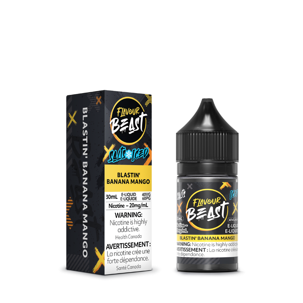 Flavour Beast Vape Juice Salt Nic - Blastin Banana Mango (30mL)