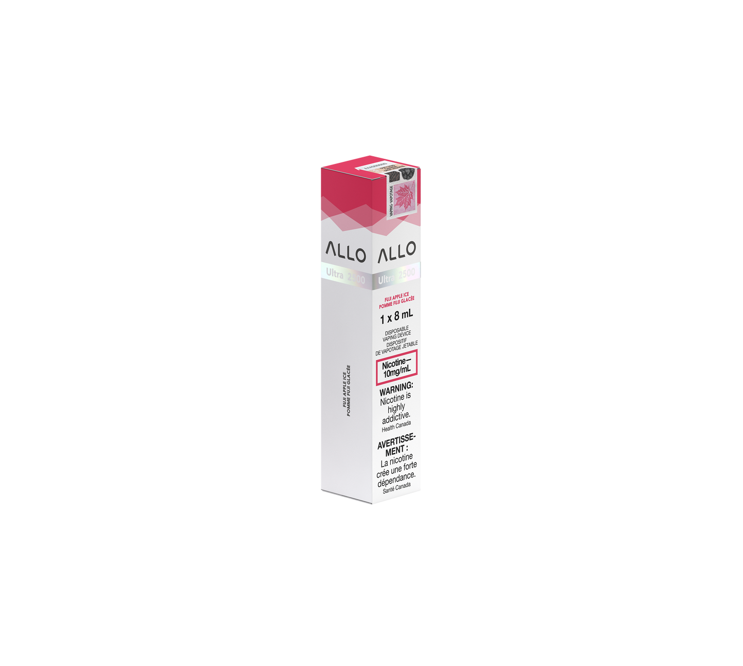ALLO Ultra 2500 - Fuji Apple Ice 10mg
