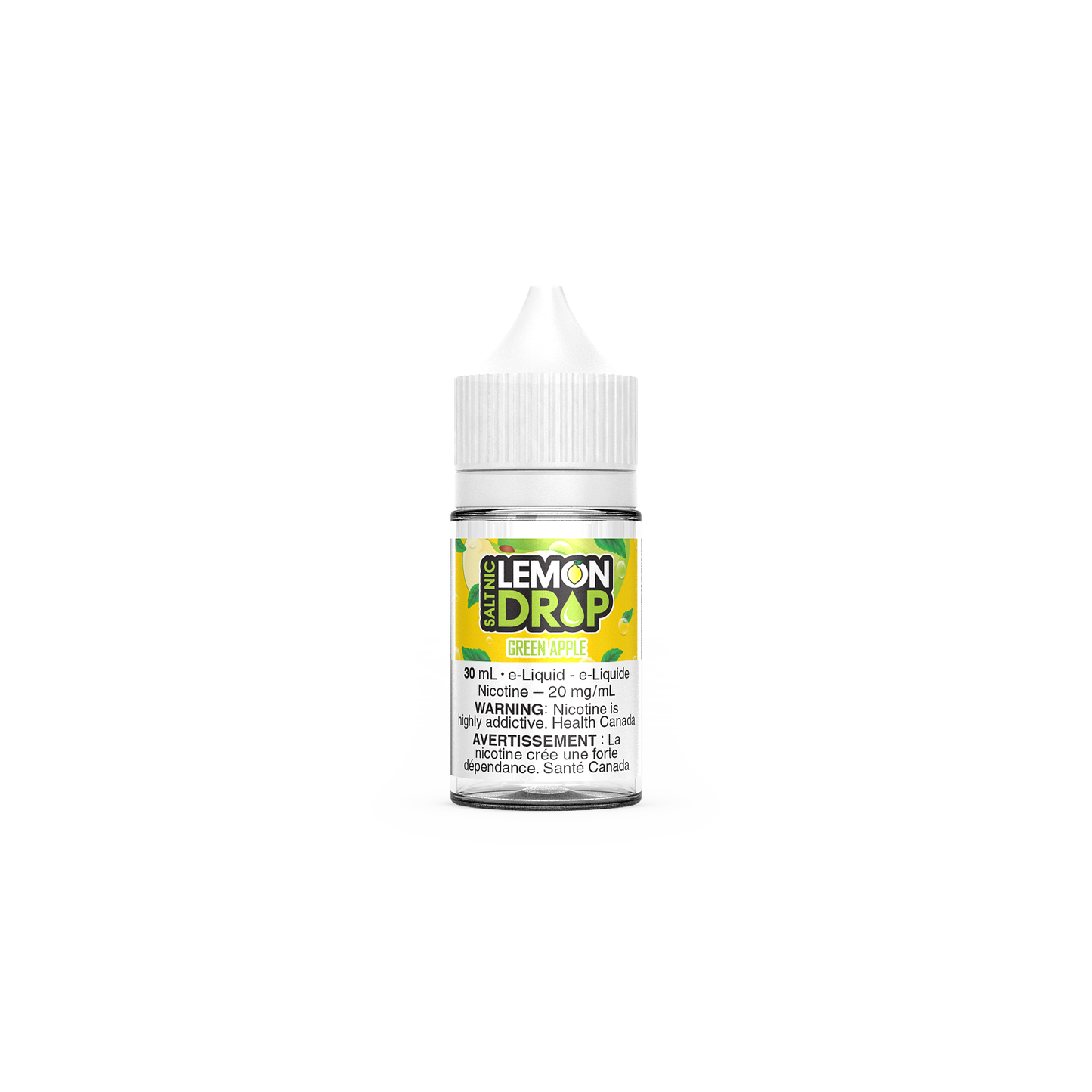 Lemon Drop Vape Juice Salt Nic - Green Apple (30mL)