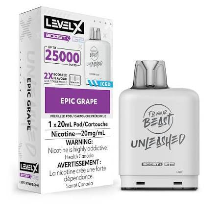 Level X Flavour Beast Unleashed G2 Ultra 25k – Epic Grape”