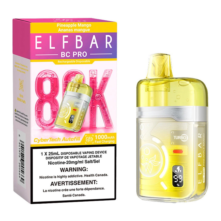 Pineapple Mango - Elfbar BC Pro 80K Disposable Vape (25mL)