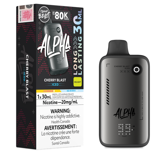 Cherry Blast Iced - Flavour Beast Alpha 80K Disposable Vape (30ml)