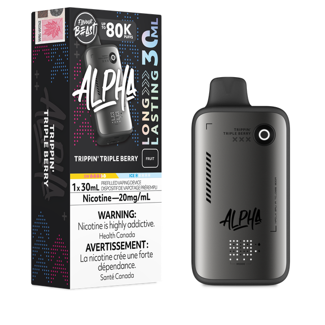 Flavour Beast Alpha Disposable vape 30ml (80k puffs) - Trippin’ Triple Berry