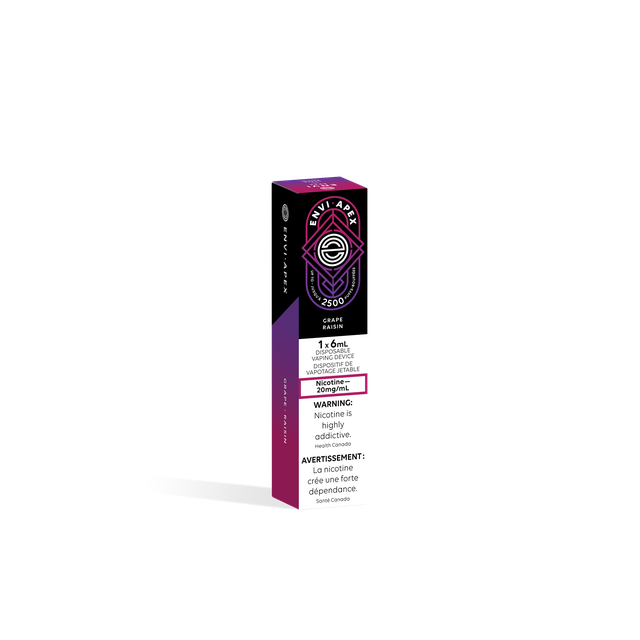 Envi Apex Disposable vape 6ml (2500 Puffs) - Grape