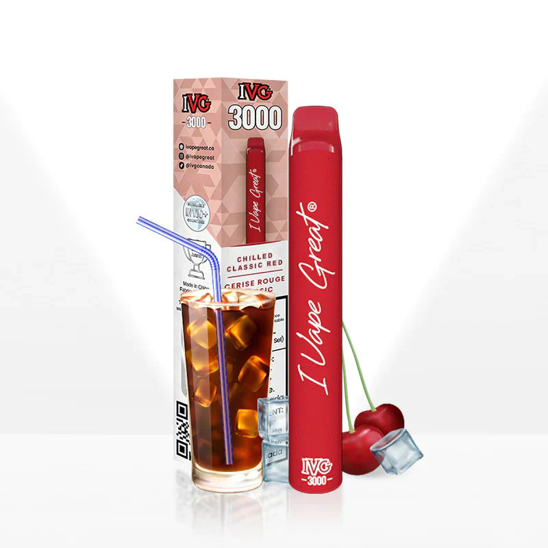 IVG 3000 Chilled Classic Red 8ml