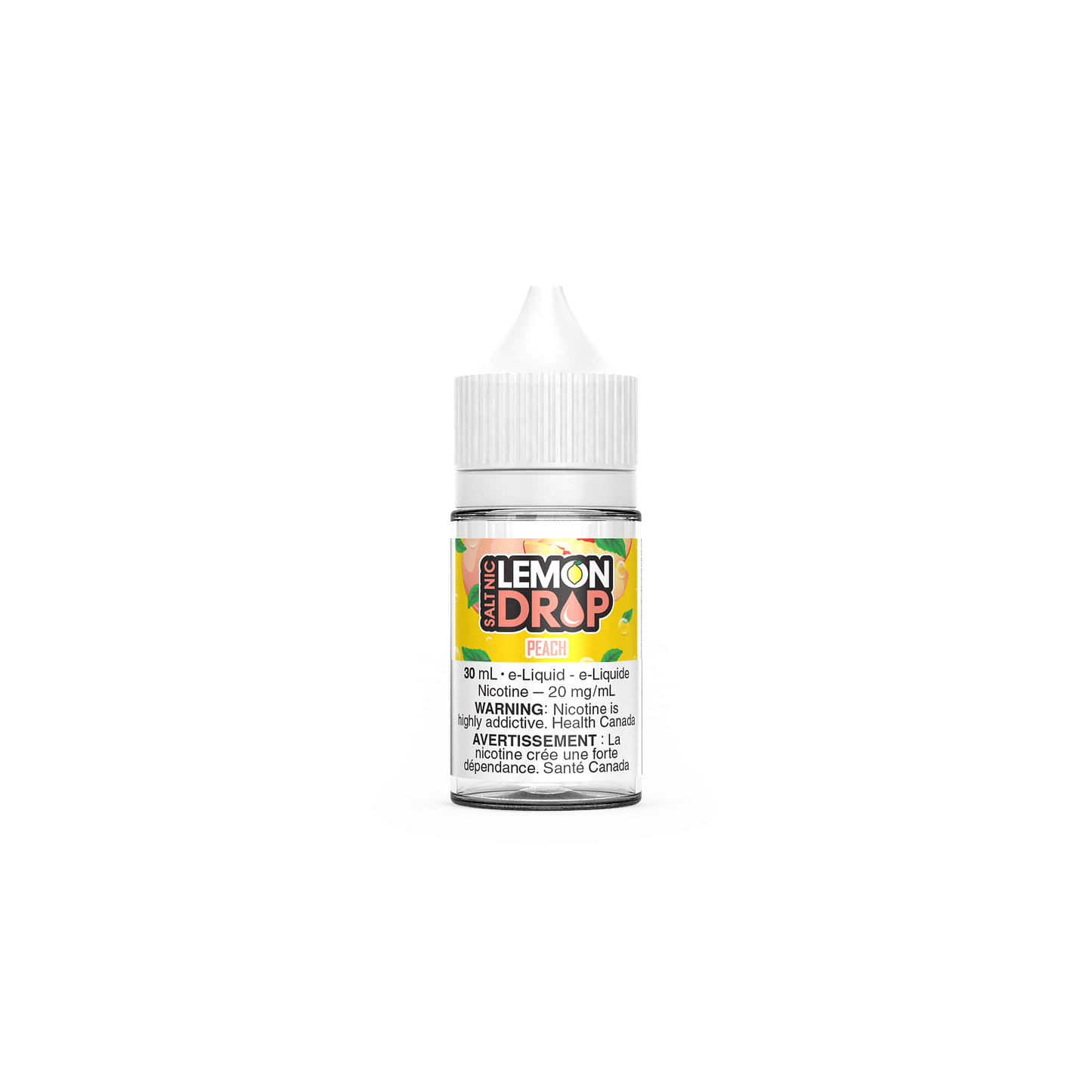 Lemon Drop Vape Juice Salt Nic - Peach (30mL)