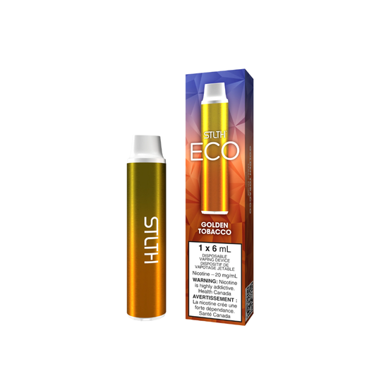 Golden Tobacco - STLTH Eco Disposable Vape (6mL)