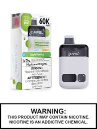 Apple Kiwi Ice - Capsl 60K Disposable Vape (17ml)