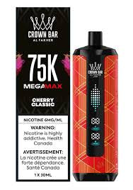Al Fakher Crown Bar Megamax 75K Disposable Vape - Cherry Classic