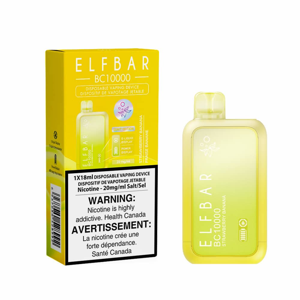 Strawberry Banana - Elf Bar BC10000 Disposable Vape