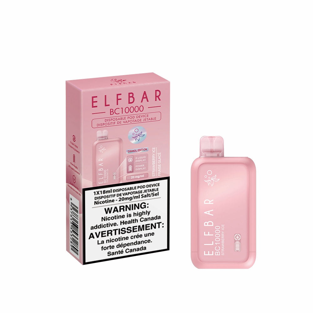 Strawberry Ice - Elf Bar BC10000 Disposable Vape