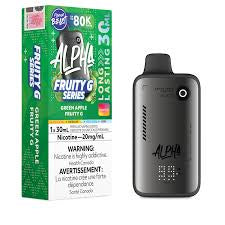 Green Apple Fruity G - Flavour Beast Alpha Fruity G Series 80K Disposable Vape (30ml)