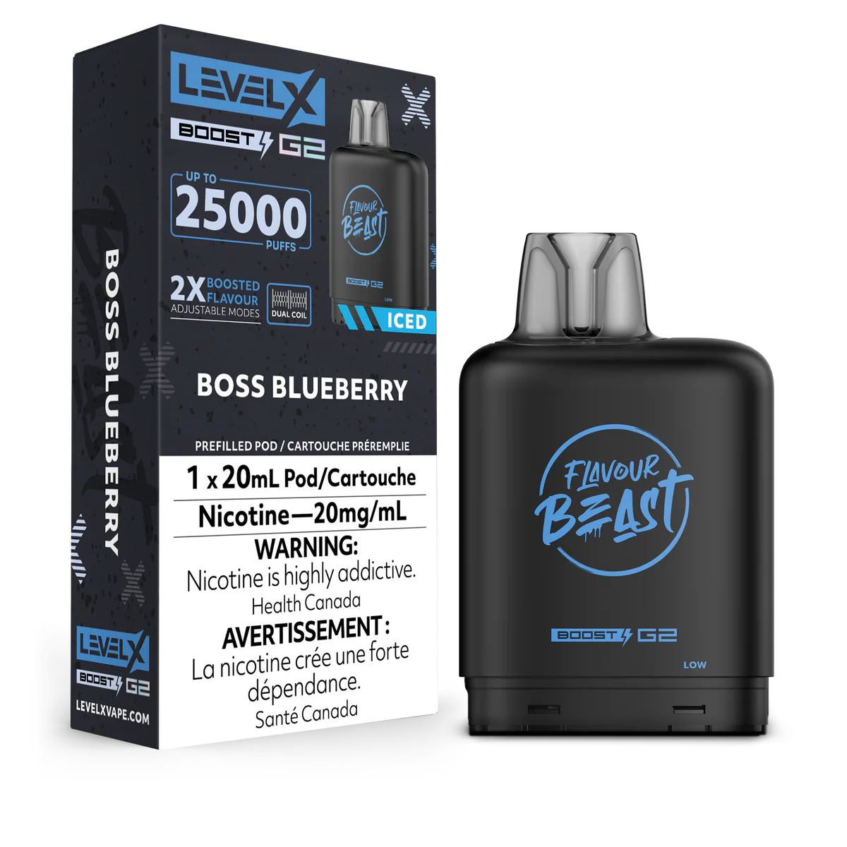 Level X Flavour Beast Boost G2 25K – Boss Blueberry