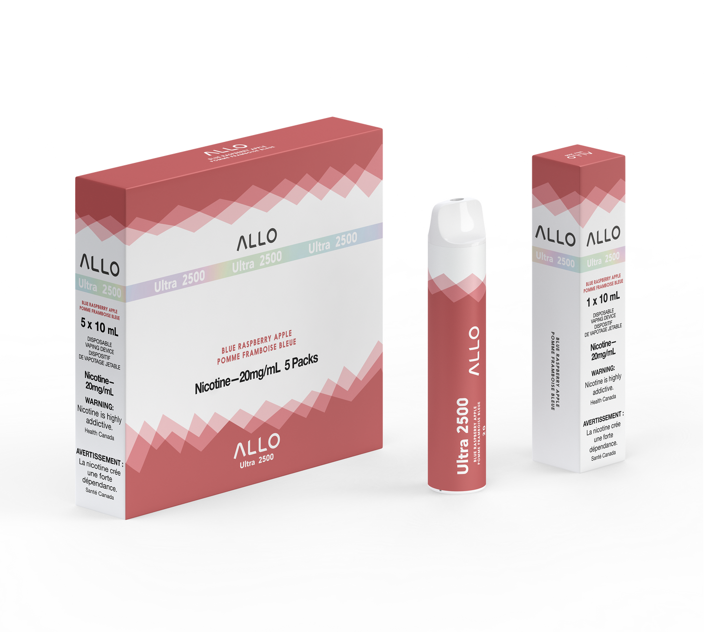 Allo Ultra 2500 - Blue Raspberry Apple Disposable Vape