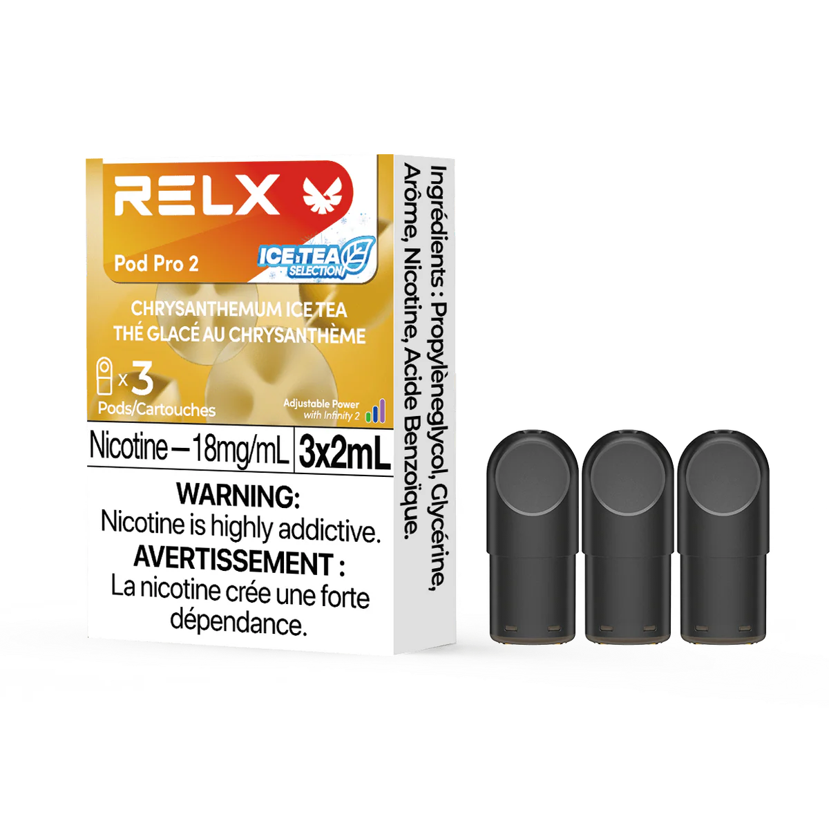 RELX Pod Pro 2 - Chrysanthemum Ice Tea (3 Pack)