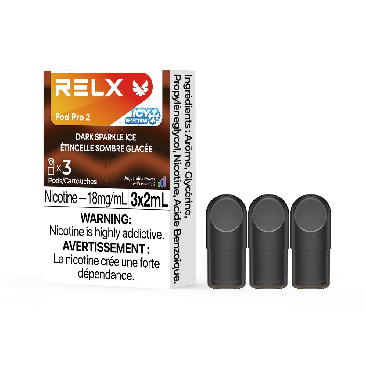 RELX Pod Pro 2 - Dark Sparkle Ice(3 Pack)