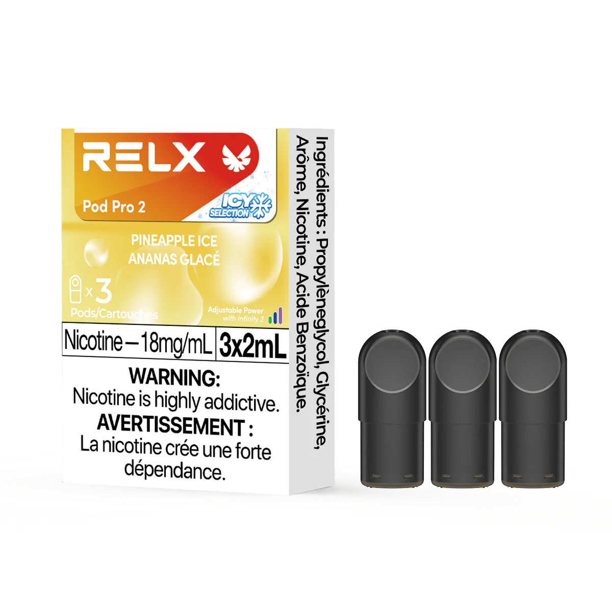 RELX Pod Pro 2 - Pineapple Ice (3 Pack)