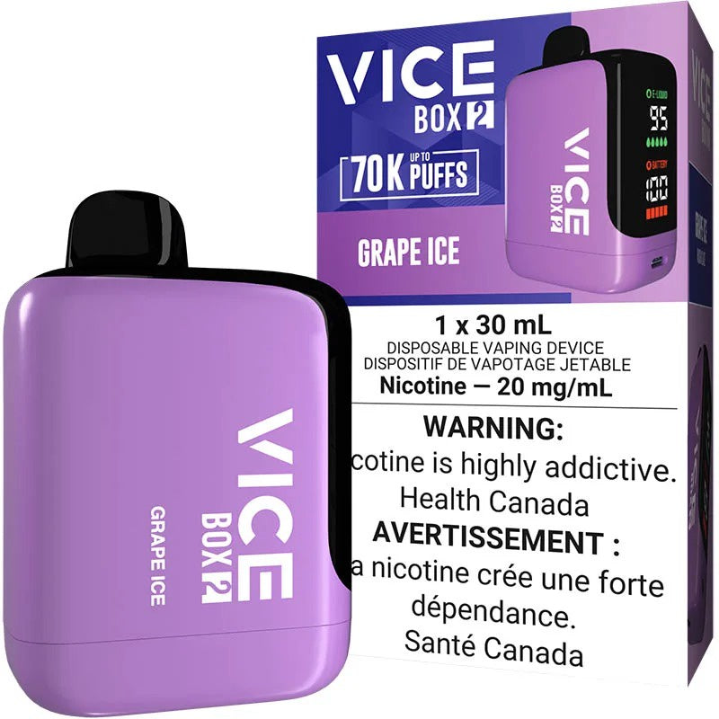 Grape Ice - Vice Box 2 Disposable Vape (30mL)