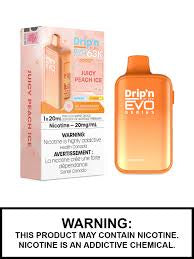 Juicy Peach Ice - Drip'n Evo Series 63K Disposable Vape (20ml)