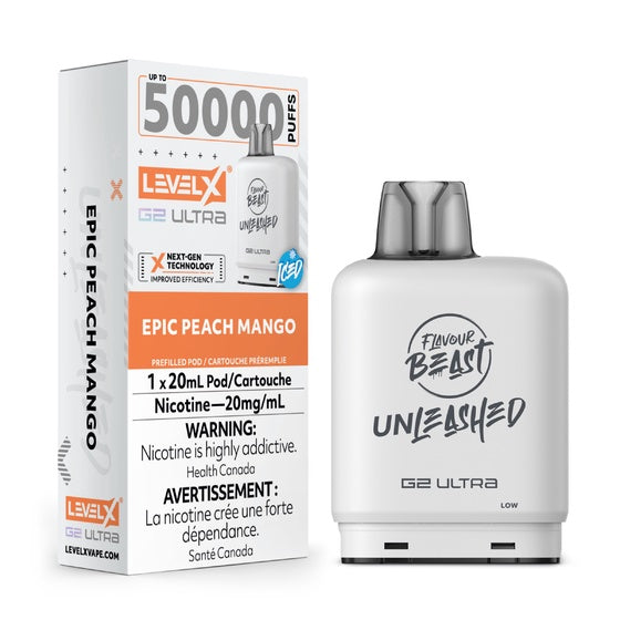 Level X Flavour Beast G2 Ultra 50K – Epic Peach Mango Iced