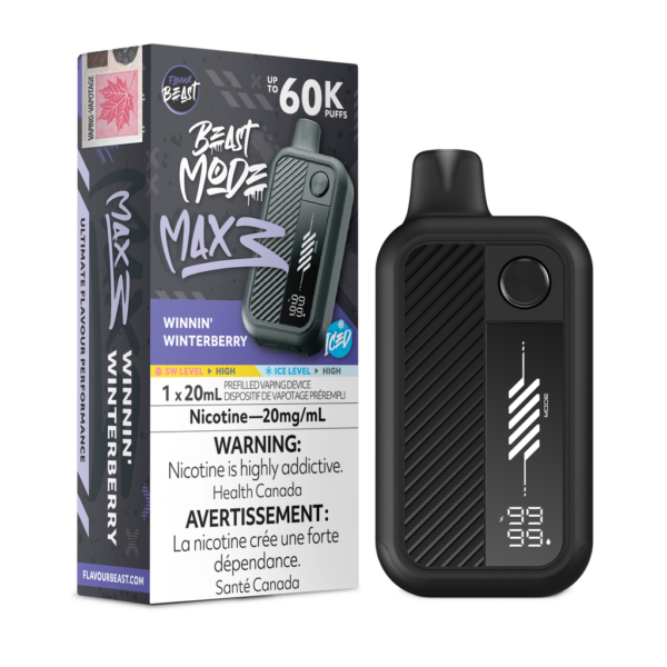 Flavour Beast Mode Max 3 60K – Winnin’ Winterberry Iced