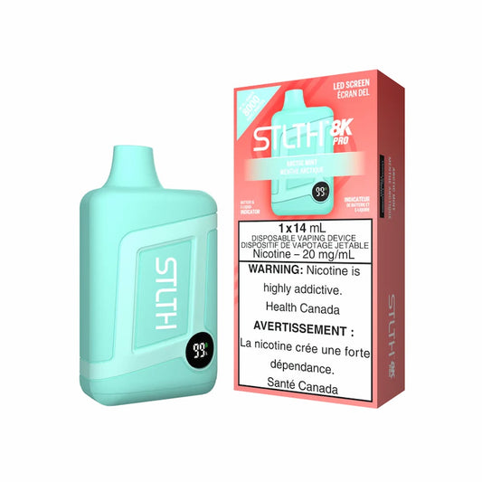 Arctic Mint -  STLTH Pro 8K Disposable Vape (14mL)