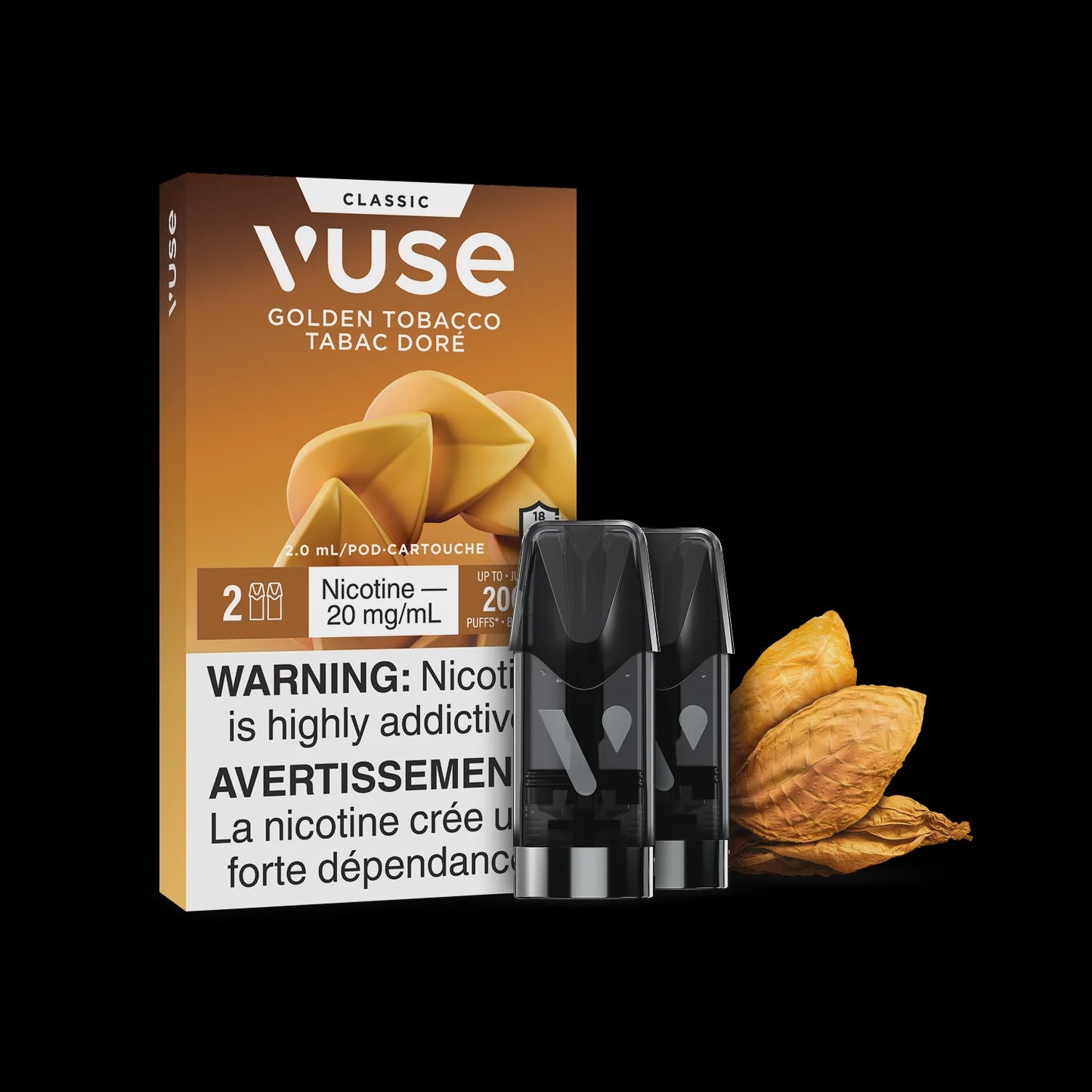 Golden Tobacco - Vuse pod (2 pc)