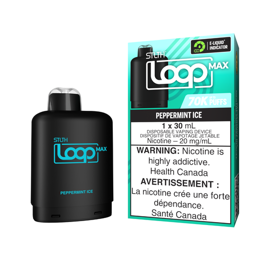 Peppermint Ice - STLTH Loop Max 70K Vape Pod