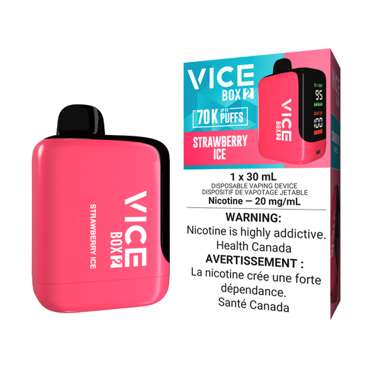Strawberry Ice - Vice Box 2 Disposable Vape (30mL)