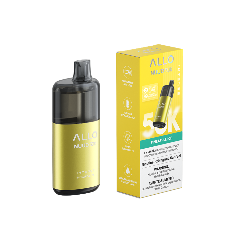 #Allo Intense Nuud 50K Disposable Vape - Pineapple Ice(20ml)