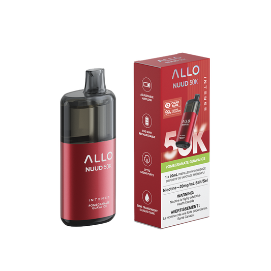 Allo Intense Nuud 50K Disposable Vape-Pomegranate Guava Ice(20ml)