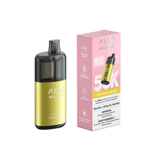 Allo Intense Nuud 50K Disposable Vape-Strawnana Dream(20ml)