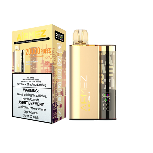 Airmez Disposable Vape 20mL - Bussin Banana