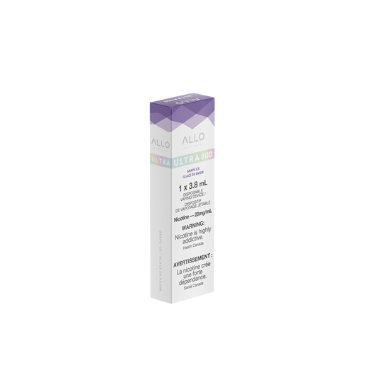 Allo Ultra 800 - Grape Ice Disposable Vape