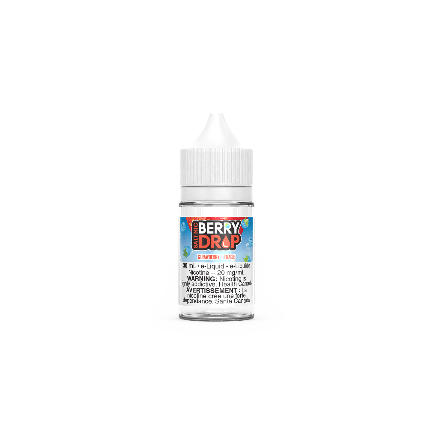 Berry Drop Vape Juice Salts Nic - Strawberry (30mL)