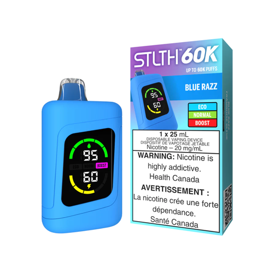 Blue Razz - STLTH 60K Disposable Vape (25mL)