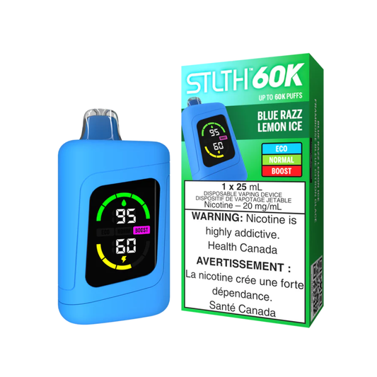 Blue Razz Lemon Ice - STLTH 60K Disposable Vape (25mL)