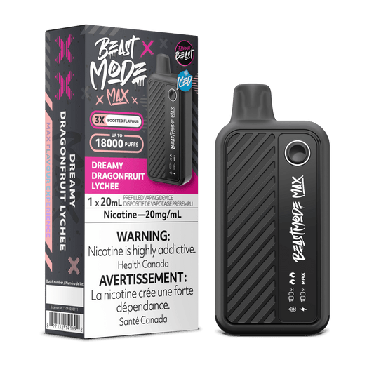 Dreamy Dragonfruit Lychee - Flavour Beast Beast Mode Max 18K Disposable Vape (20mL)