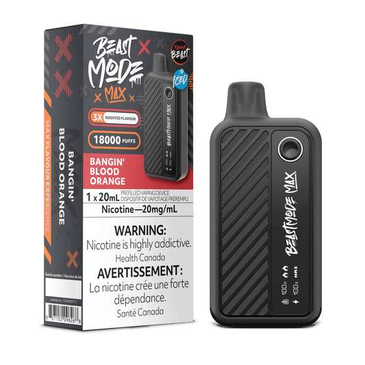 Bangin Blood Orange - Flavour Beast Beast Mode Max 18K Disposable Vape (20mL)