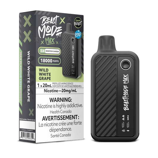 Wild White Grape - Flavour Beast Beast Mode 18K Disposable Vape (20mL)