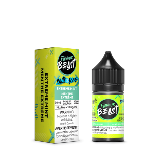 Flavour Beast Vape Juice Freebase - Extreme Mint Iced (30mL)