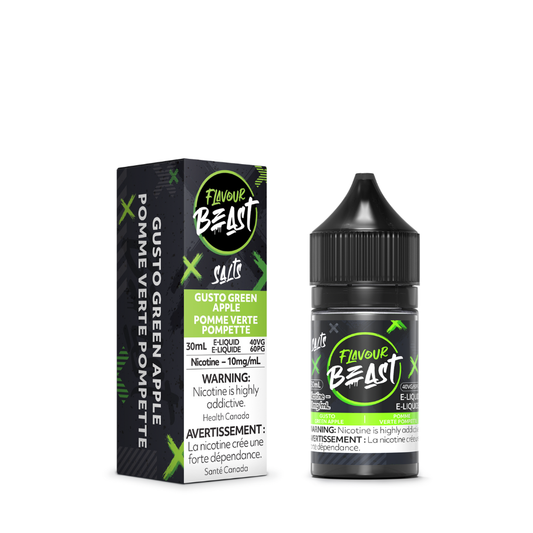 Flavour Beast Vape Juice Freebase - Gusto Green Apple (30mL)