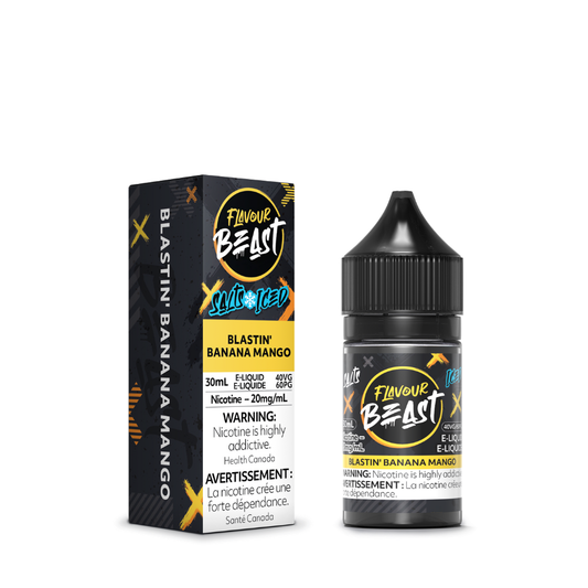Flavour Beast Vape Juice Salt Nic -  Blastin Banana Mango (30mL)