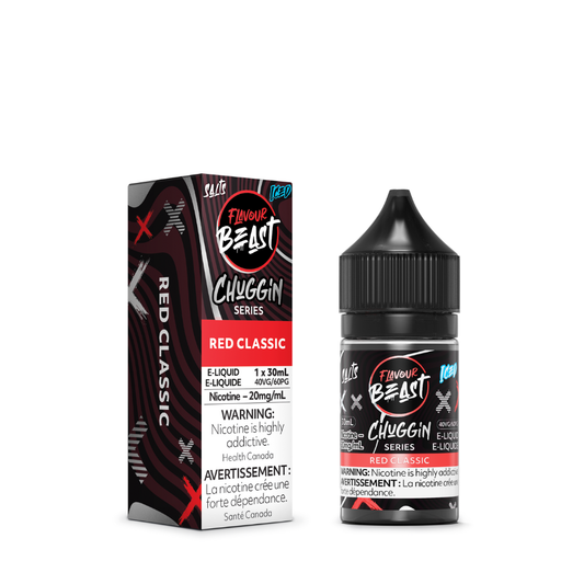 Flavour Beast Vape Juice Salt Nic - Chuggin Red Classic (30mL)