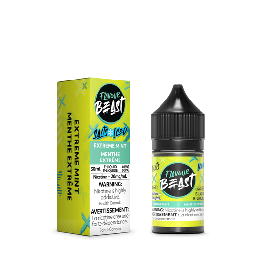 Flavour Beast Vape Juice Salt Nic - Extreme Mint Iced (30mL)