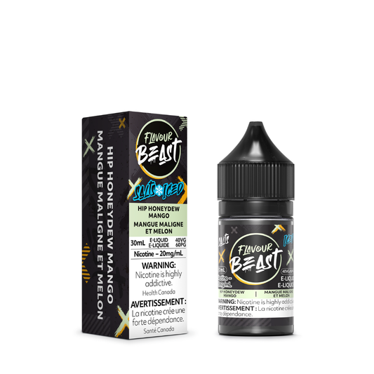 Flavour Beast Vape Juice Salt Nic - Hip Honeydew Mango Iced (30mL)